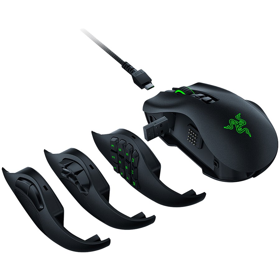 Геймърска мишка Razer Naga Pro Wireless - RZ01-03420100-R3G1