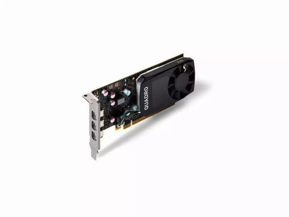 Видео карта PNY NVIDIA Quadro P400, 2GB, GDDR5, 64 bit, VCQP400V2-SB, DVI адаптер