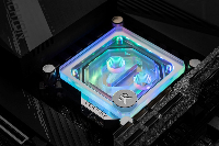 Воден блок за процесор EK-Quantum Velocity D-RGB - Nickel + Plexi