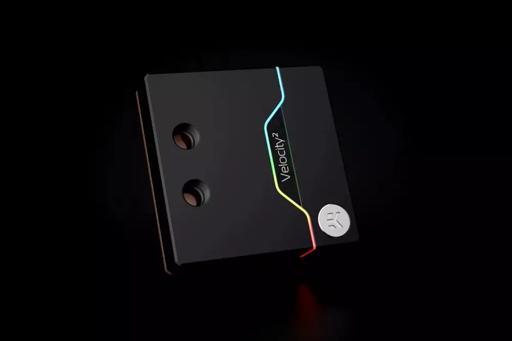 Воден блок за процесор EK-Quantum Velocity² D-RGB - 1700 Copper + Acetal
