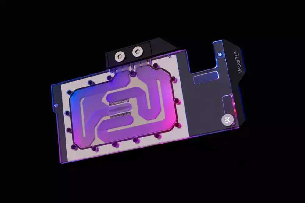 Воден блок за видео карта EK-Quantum Vector TUF RX 6800/6900 D-RGB - Nickel + Plexi
