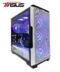 Геймърски компютър White Spartan Powered by ASUS (AMD Ryzen 5 5600X, B550, 16GB DDR4, RTX 3060 12GB, 1TB NVMe SSD, 750W 80+ Gold)