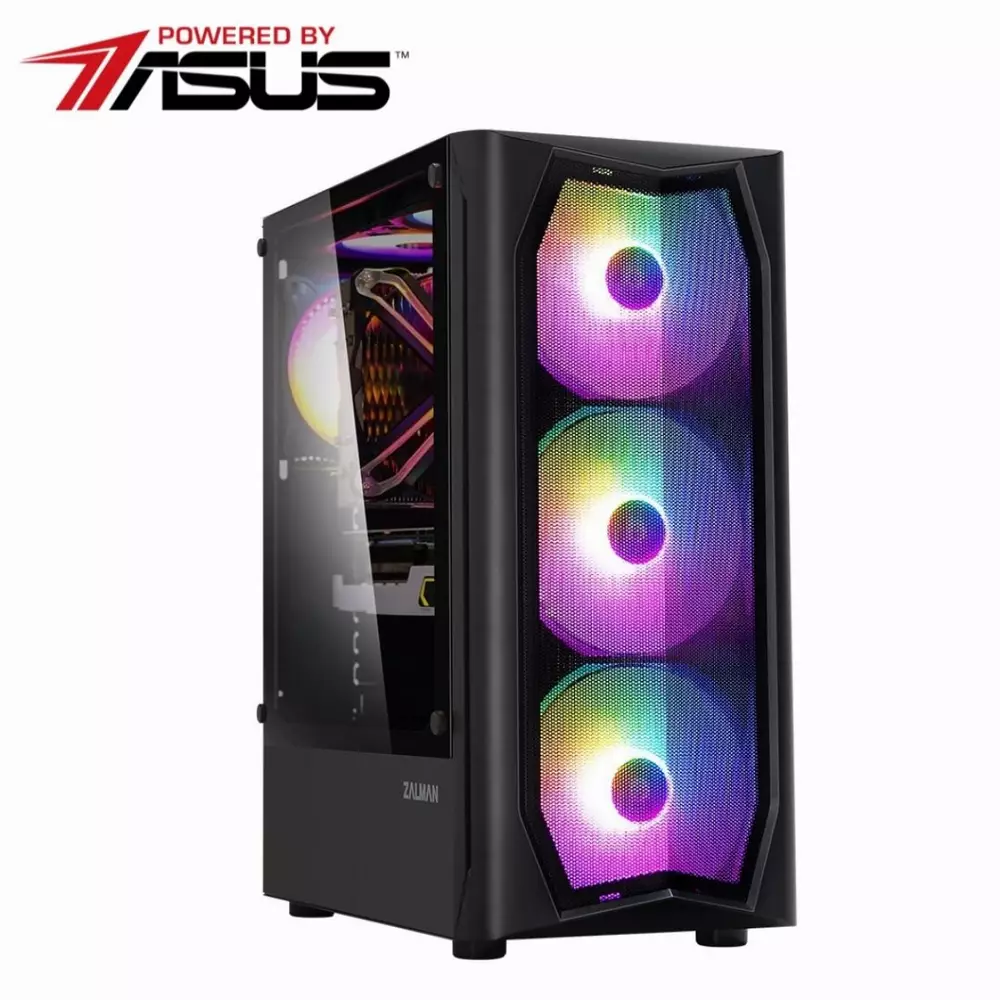 Геймърски компютър MARK III Dredd Powered by ASUS (Intel Core i5-11400F, B560, 16GB DDR4 RGB, 512 M.2 SSD, GeForce GTX 1660 Super 6GB, 550W) 