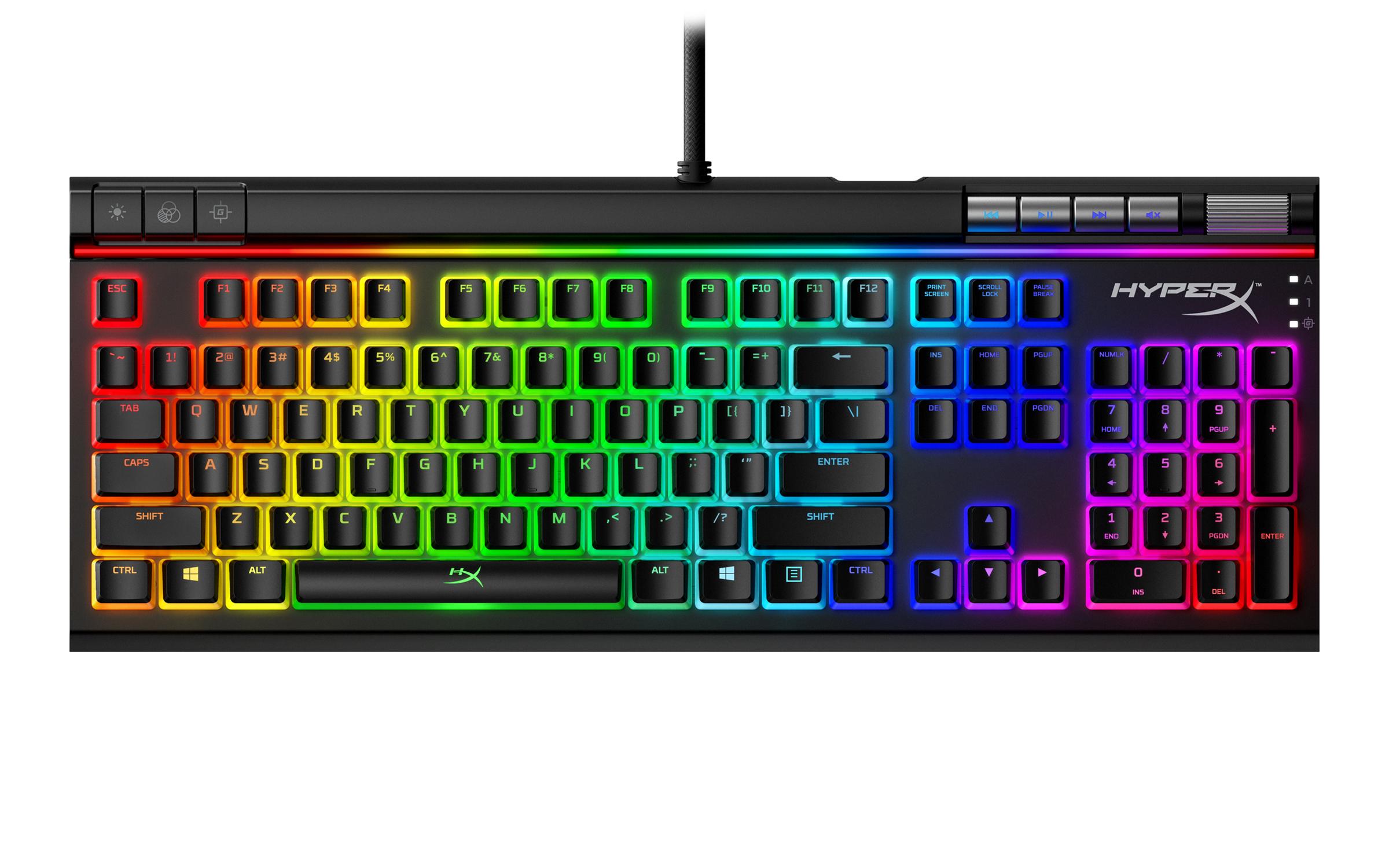 Геймърскa механична клавиатура HyperX Alloy Elite 2, HyperX Red Switch