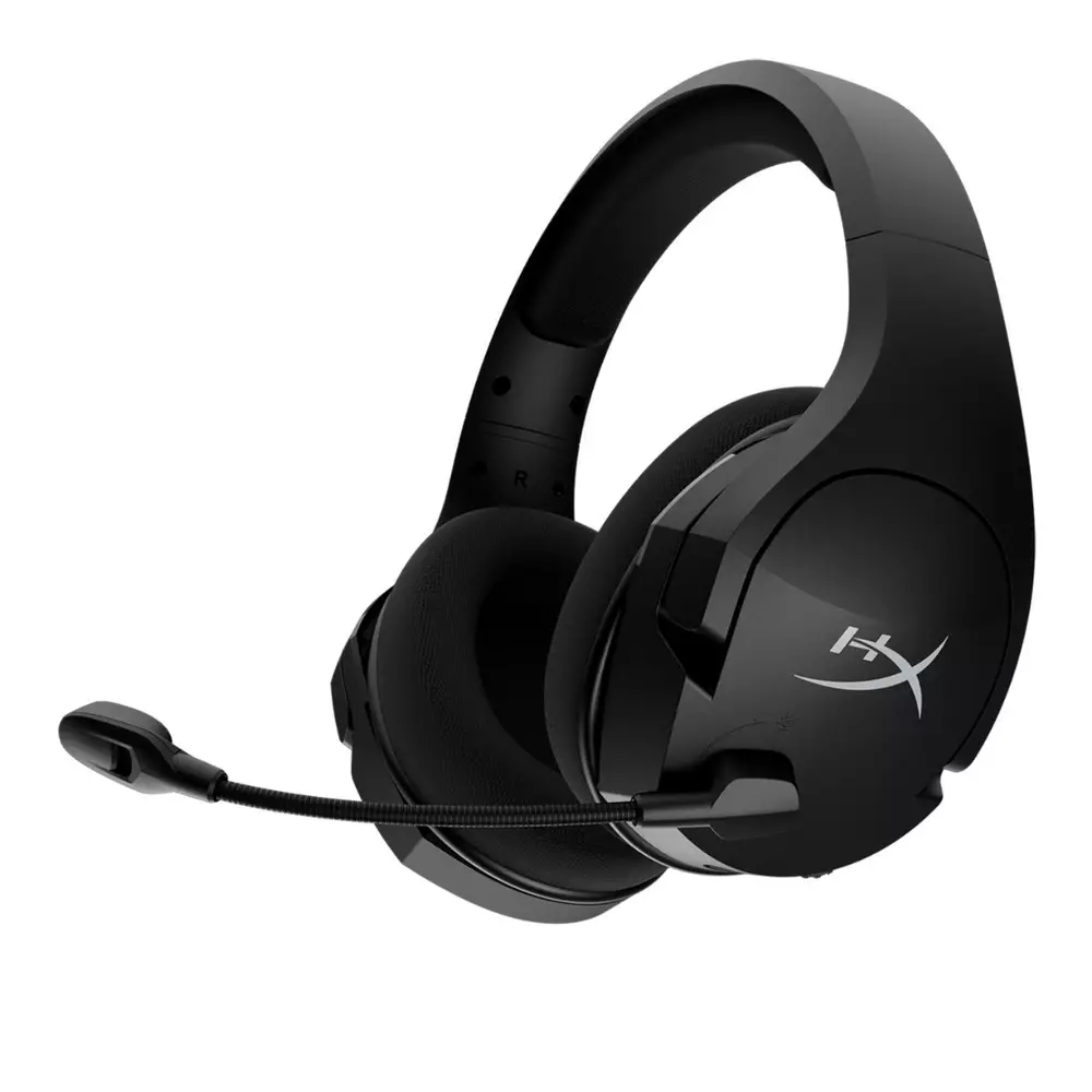Геймърски слушалки HyperX, Cloud Stinger Core Wireless 7.1, Микрофон, Черен