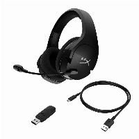 Геймърски слушалки HyperX, Cloud Stinger Core Wireless 7.1, Микрофон, Черен