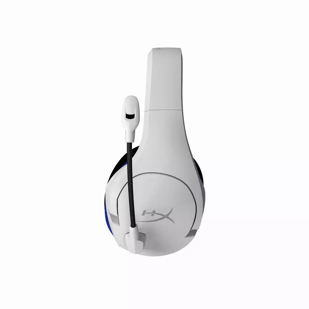 Геймърски безжични слушалки HyperX, Cloud Stinger Core Wireless (PS5), Микрофон, Бял/Син