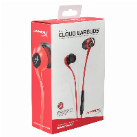 Геймърски слушалки тапи с микрофон HyperX Cloud Earbuds, Червен