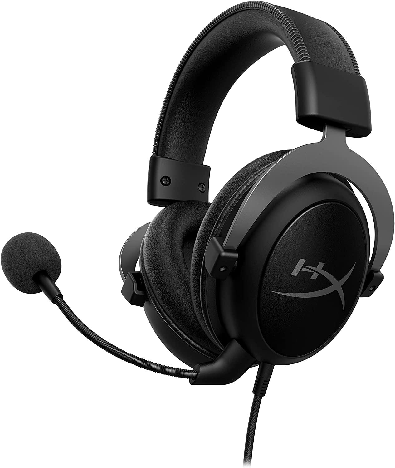Геймърски слушалки HyperX Cloud II Gunmetal, Микрофон, Черно/Сиво