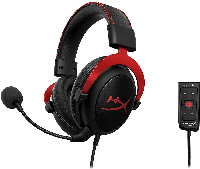 Геймърски слушалки HyperX Cloud II Red, Микрофон, Черно/Червено