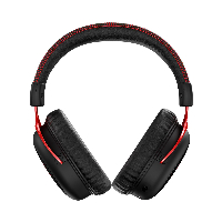 Геймърски безжични слушалки HyperX, Cloud II Wireless Red, Микрофон, Черно/Червено