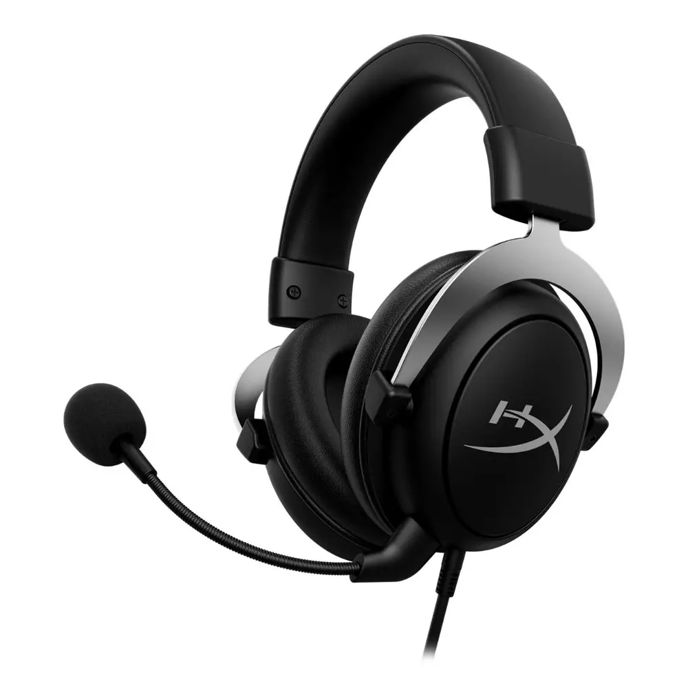Геймърски слушалки HyperX Cloud X Silver, Микрофон, Черно/Сиво