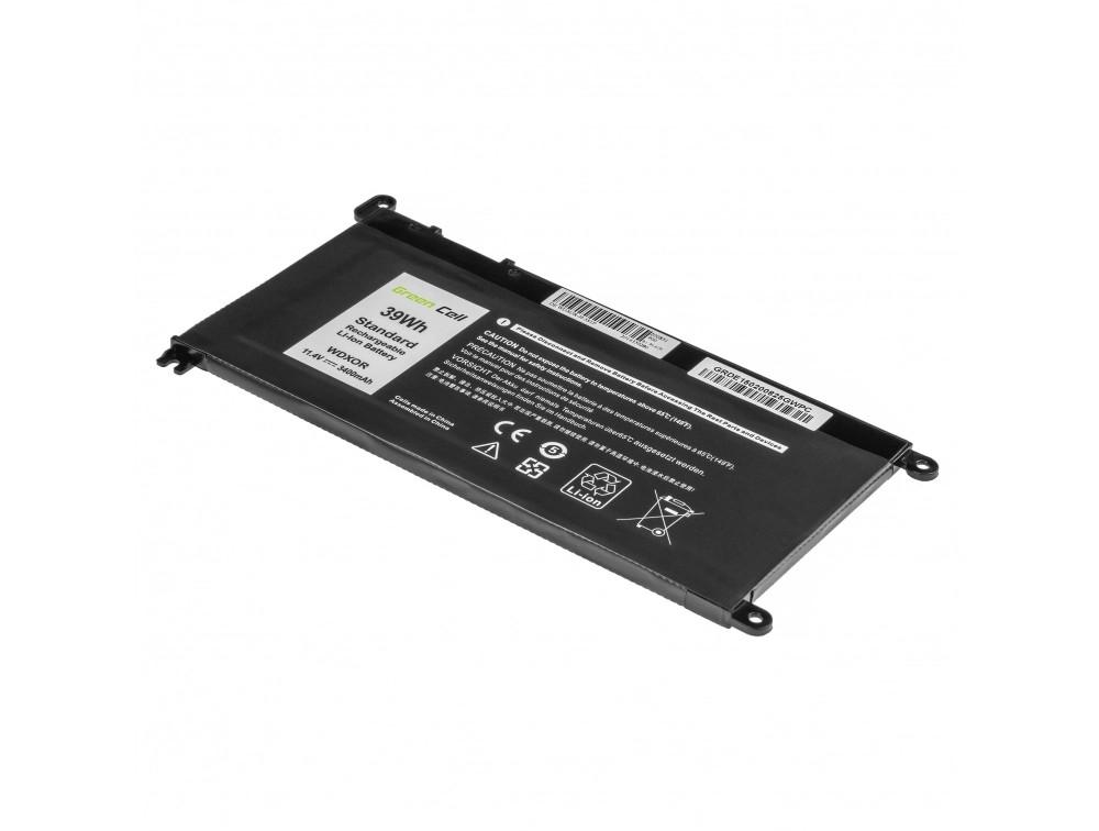 Батерия за лаптоп  DELL WDXOR-H Dell Inspiron 13 5368 5378 5379 14 5482 15 5565 5567 5568 5570 5578 5579 7560 7570 17 5770 11,4V 3400mAh  GREEN CELL