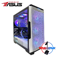 Геймърски компютър White Spartan Powered by ASUS (AMD Ryzen 5 5600X, B550, 16GB DDR4, RTX 3060 12GB, 1TB NVMe SSD, 750W 80+ Gold)