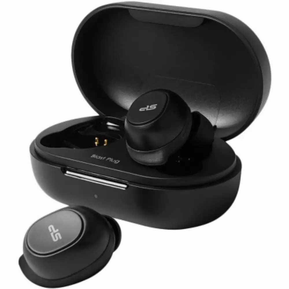 Безжични слушалки Silicon Power Blast Plug BP80 Bluetooth 5.0 IPX4 - SP5MWASYBP80BT0K