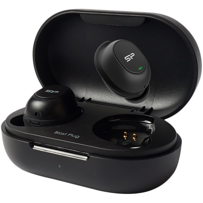 Безжични слушалки Silicon Power Blast Plug BP80 Bluetooth 5.0 IPX4 - SP5MWASYBP80BT0K