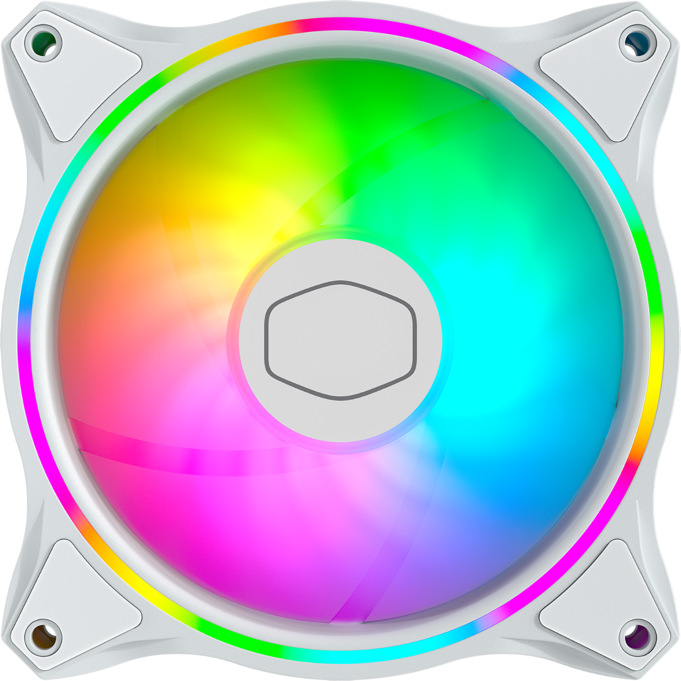 Вентилатори Cooler Master MasterFan MF120 Halo 3in1 White Edition - MFL-B2DW-183PA-R1