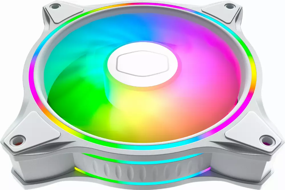 Вентилатори Cooler Master MasterFan MF120 Halo 3in1 White Edition - MFL-B2DW-183PA-R1