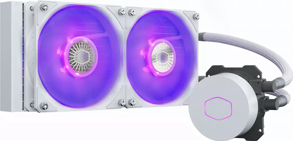 Воден охладител за процесор Cooler Master MasterLiquid ML240L V2 RGB White Edition - MLW-D24M-A18PC-RW