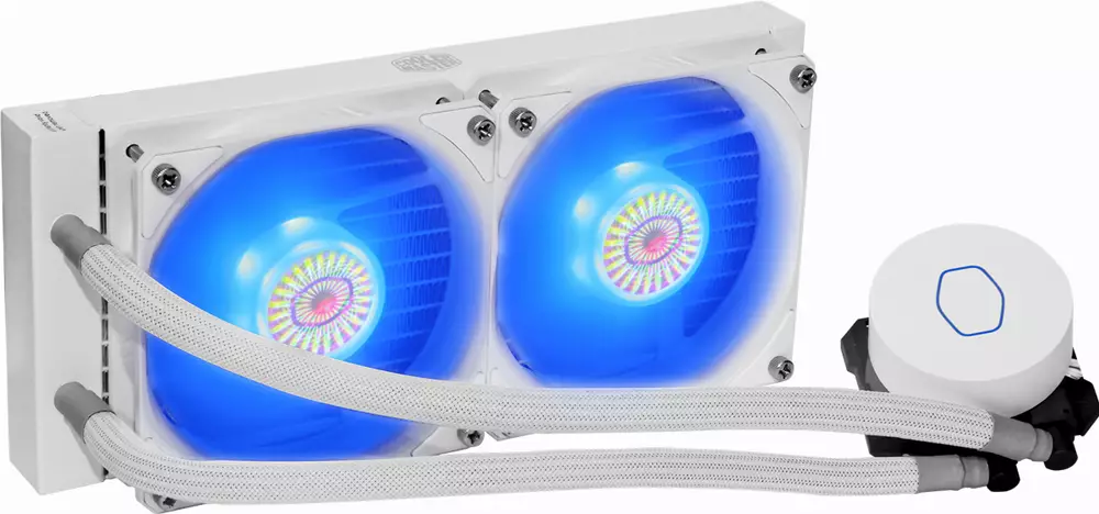 Воден охладител за процесор Cooler Master MasterLiquid ML240L V2 RGB White Edition - MLW-D24M-A18PC-RW