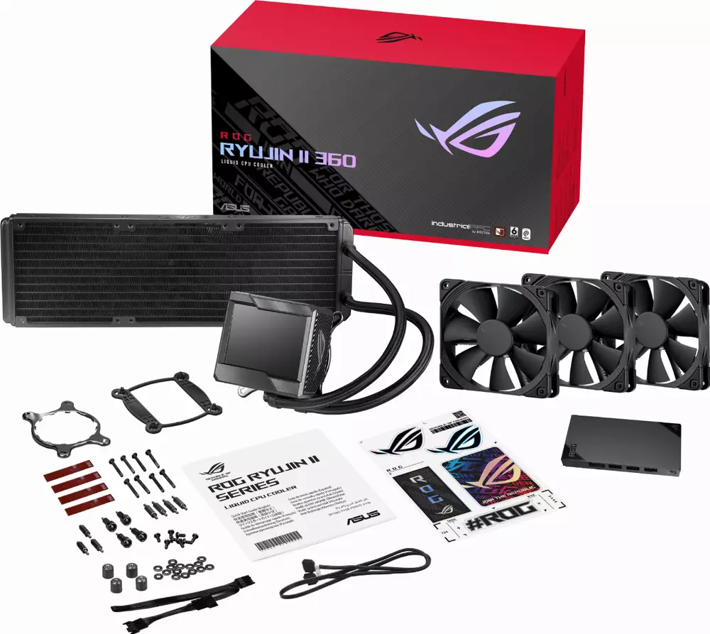 Воден охладител за процесор ASUS ROG RYUJIN II 360 - 90RC00B0-M0UAY0