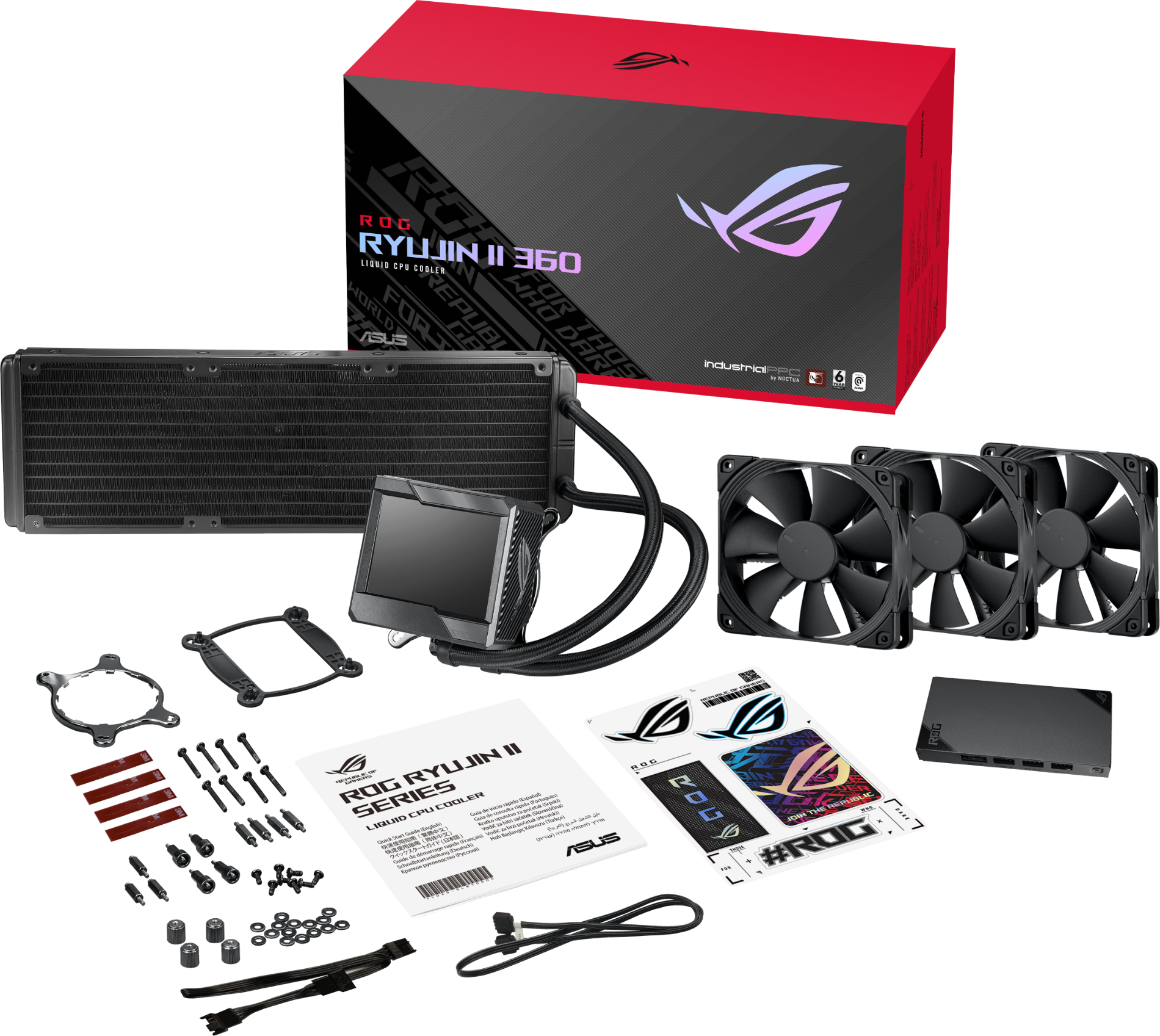 Воден охладител за процесор ASUS ROG RYUJIN II 360 - 90RC00B0-M0UAY0
