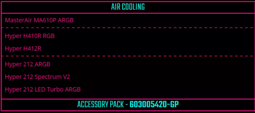 Бракет за охладител Cooler Master Intel LGA 1700 - MasterAir, Hyper - 603005420-GP