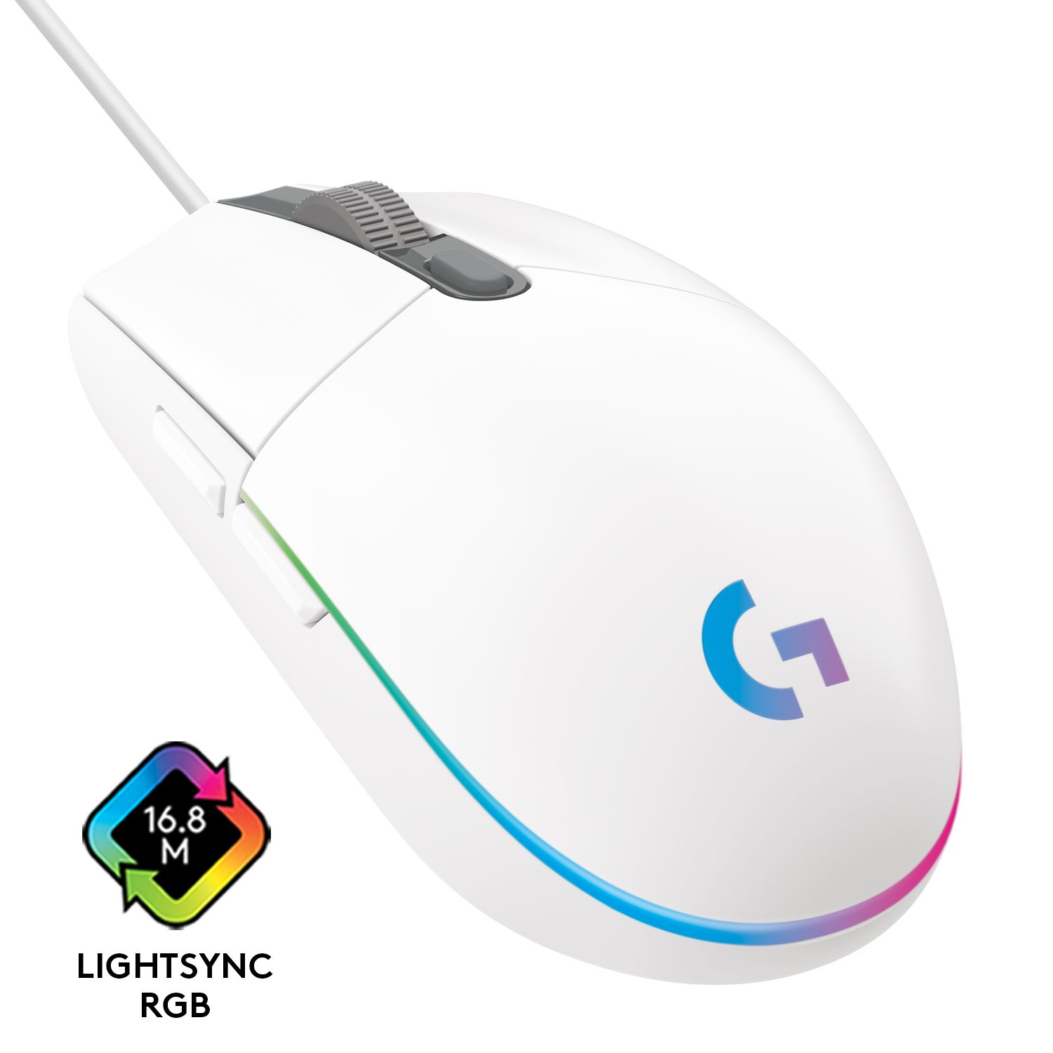 Logitech G102 Lightsync white - 910-005824 gaming mouse