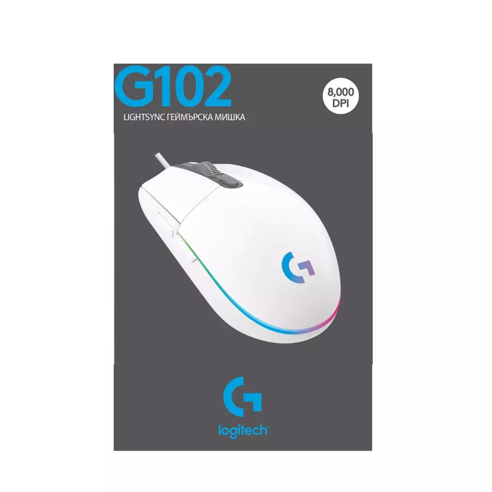 Logitech G102 Lightsync white - 910-005824 gaming mouse