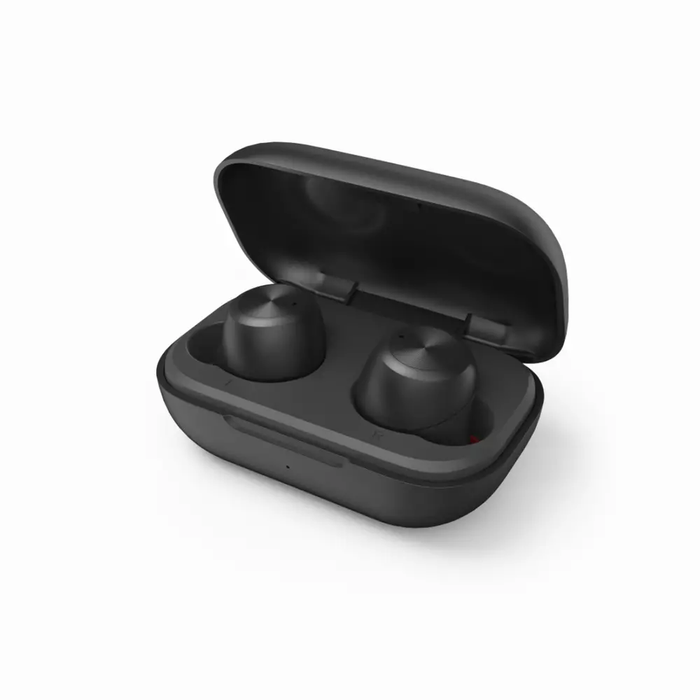 Блутут слушалки-тапи Hama Spirit Chop, Докинг кутийка, True Wireless, Гласов контрол, Черен