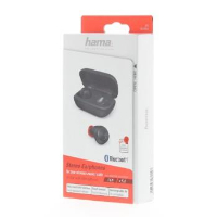 Блутут слушалки-тапи Hama Spirit Chop, Докинг кутийка, True Wireless, Гласов контрол, Черен