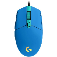 Геймърска мишка Logitech G102 Lightsync синя - 910-005801