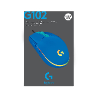Геймърска мишка Logitech G102 Lightsync синя - 910-005801