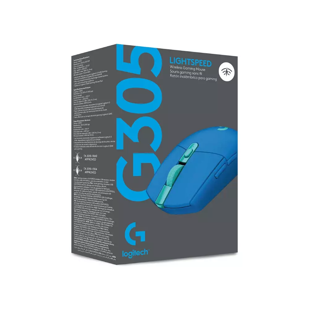 Logitech G305 Lightspeed Gaming Mouse Blue - 910-006014