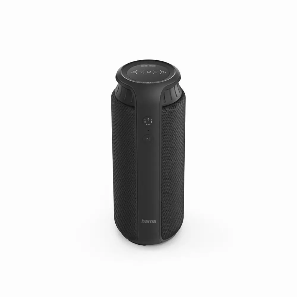 Блутут мобилна колонка HAMA Pipe 2.0, Защита от вода, 24 W, Черен