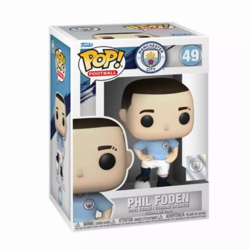 Фигурка Funko POP! Football: Mancherster City - Phil Foden #49