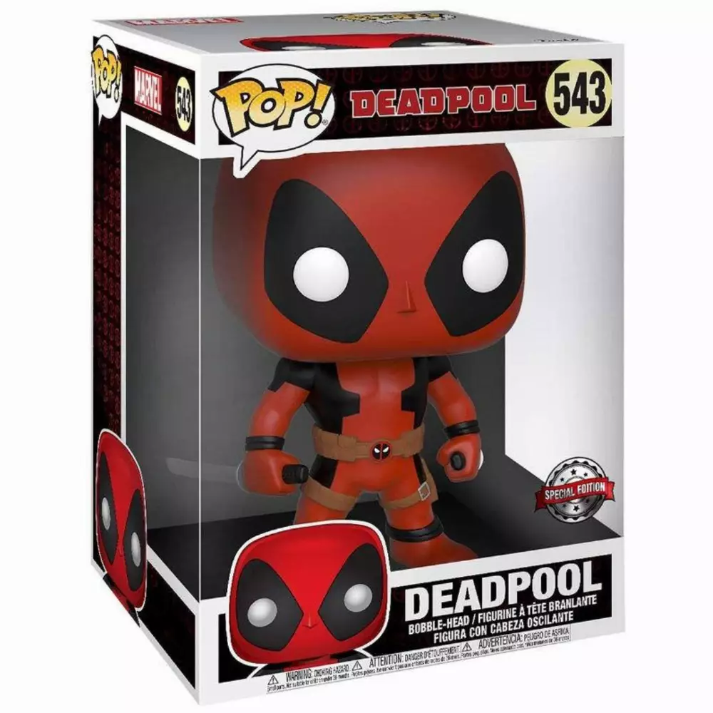 Фигурка Funko POP! Jumbo Marvel: Deadpool - Deadpool (with Two Swords) Special Edition 10" #543