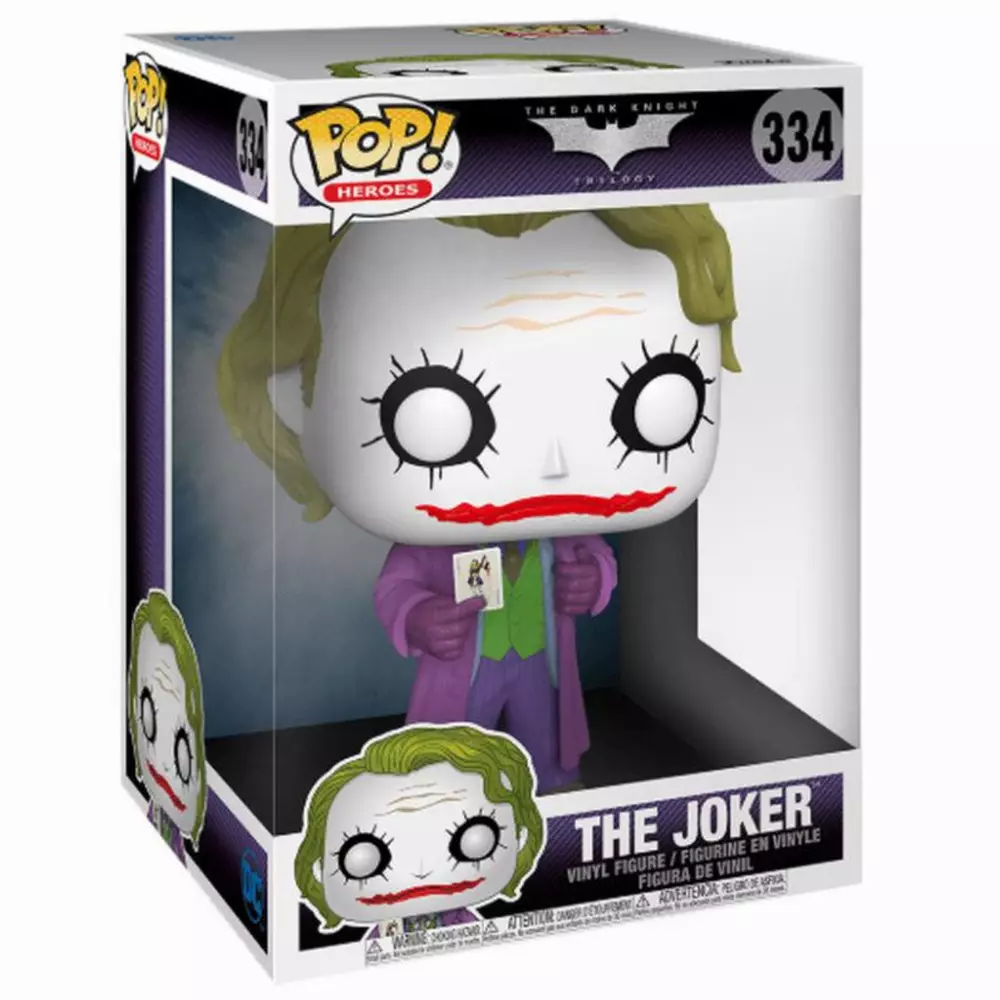 Φιγούρα Funko POP! Jumbo Movies: DC The Dark Knight Trilogy - The Joker 10" #334