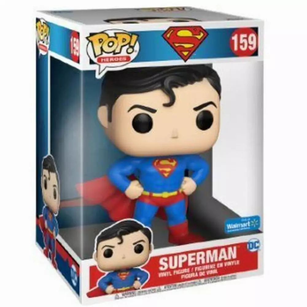 Фигурка Funko POP! Jumbo: DC Comics - Superman (Metallic) Special Edition 10" #159