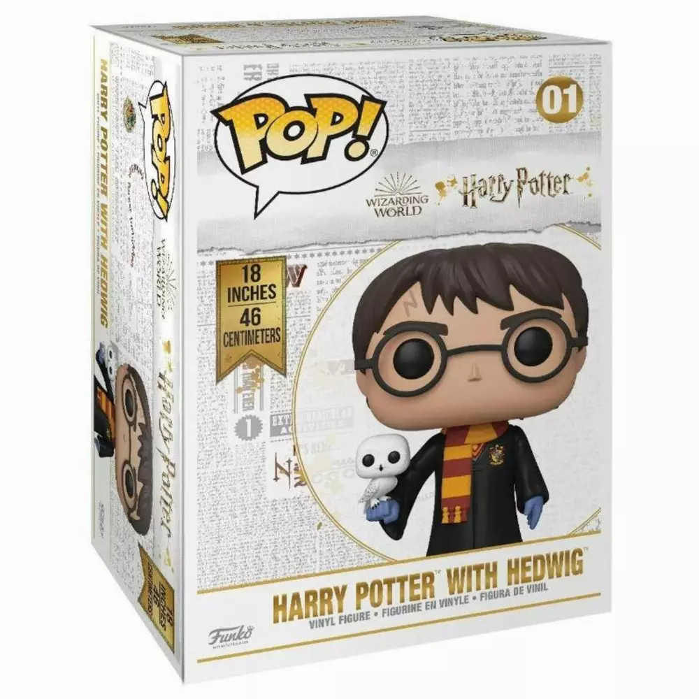 Фигурка Funko POP! Mega: Harry Potter Wizarding World - Harry Potter with Hedwig 18" #01