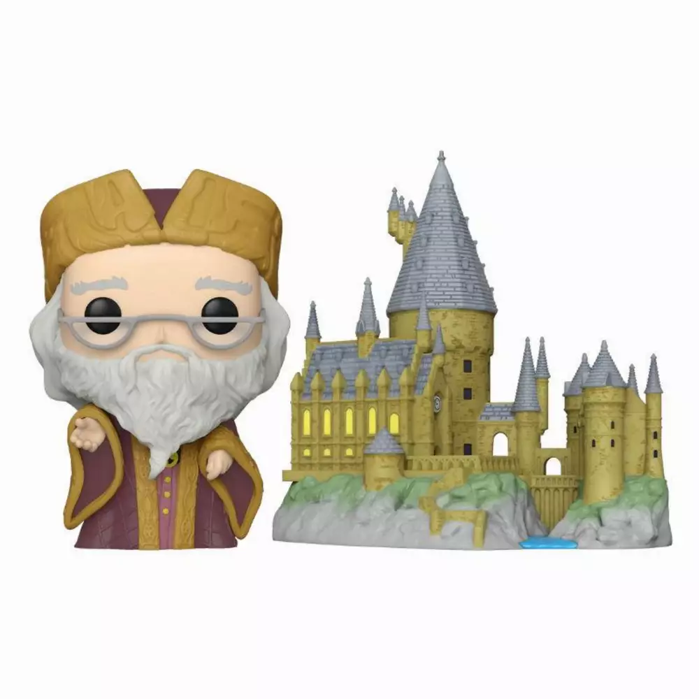 Фигурка Funko POP! Town: Harry Potter - Albus Dumbledore with Hogwarts #27