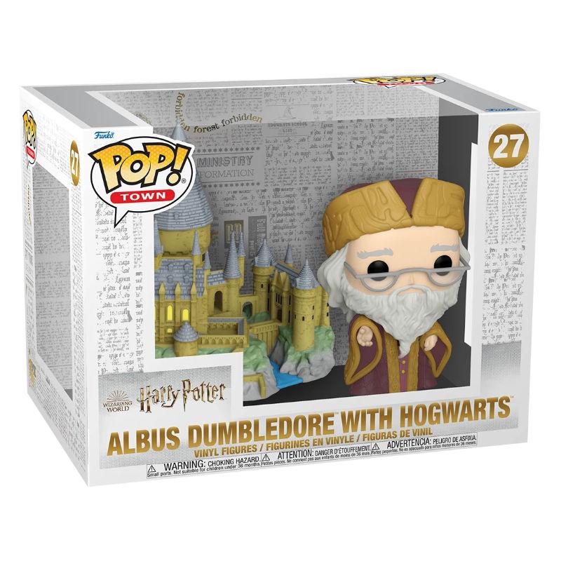 Фигурка Funko POP! Town: Harry Potter - Albus Dumbledore with Hogwarts #27