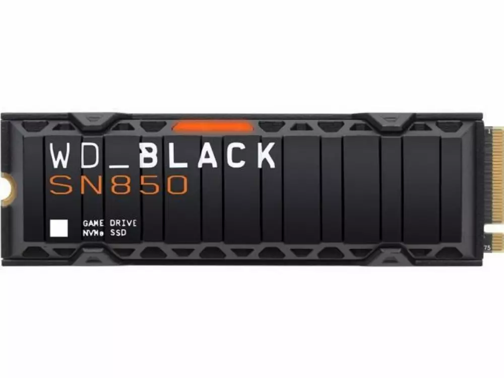 Диск SSD WD Black SN850 500GB M.2 2280 NVMe PCIe Gen4 x4 - WDS500G1XHE