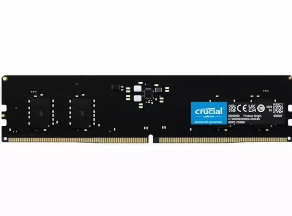 Памет Crucial 8GB DDR5 4800MHz UDIMM CL40 - CT8G48C40U5