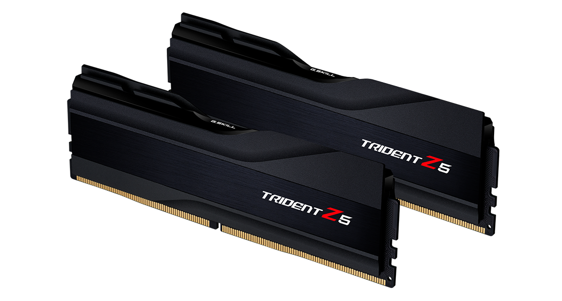 Μνήμη G.SKILL Trident Z5 Black 32GB (2x16GB) DDR5 6000MHz CL40 - F5-6000U4040E16GX2-TZ5K