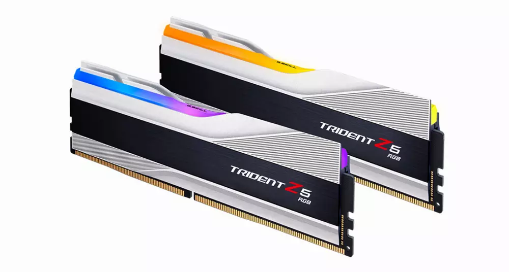 Μνήμη G.SKILL Trident Z5 Silver RGB 32GB (2x16GB) DDR5 6000MHz CL40 - F5-6000U4040E16GX2-TZ5RS