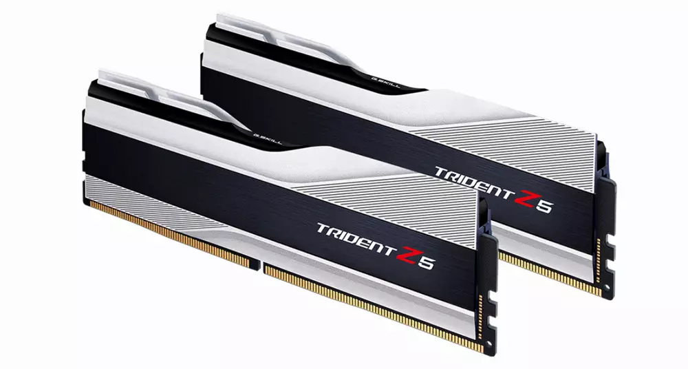 Памет G.SKILL Trident Z5 Silver 32GB (2x16GB) DDR5 6000MHz CL40 - F5-6000U4040E16GX2-TZ5S