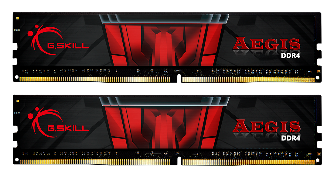 Памет G.SKILL Aegis 32GB (2x16GB) DDR4 2666MHz CL19 - F4-2666C19D-32GIS