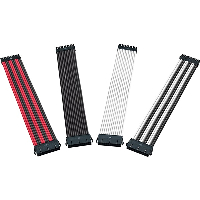 Комплект оплетени кабели Cooler Master, Червено/Черни