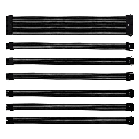 Комплект оплетени кабели Cooler Master, Черни